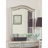 Coaster Furniture 204188 Arched Top Vanity Mirror Metallic Platinum